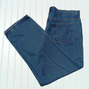 SADDLEBRED Jeans Mens 42 x 32 31 Classic Fit Denim Medium Wash 8956 Zip Fly